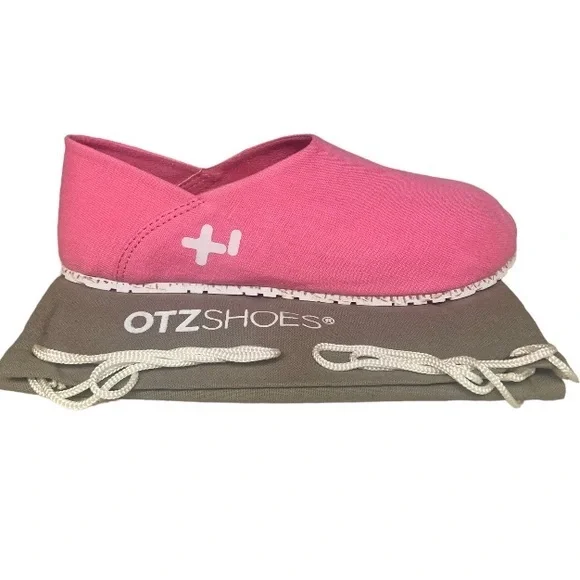🔥NEW OTZ 300GMS UNISEX LINEN Shoes in Fuchsia (pink) NWT - Picture 1 of 16
